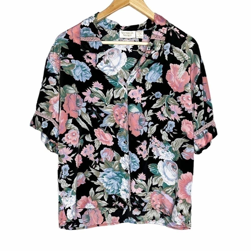 Victoria’s Secret vintage gold label button down top Sz S